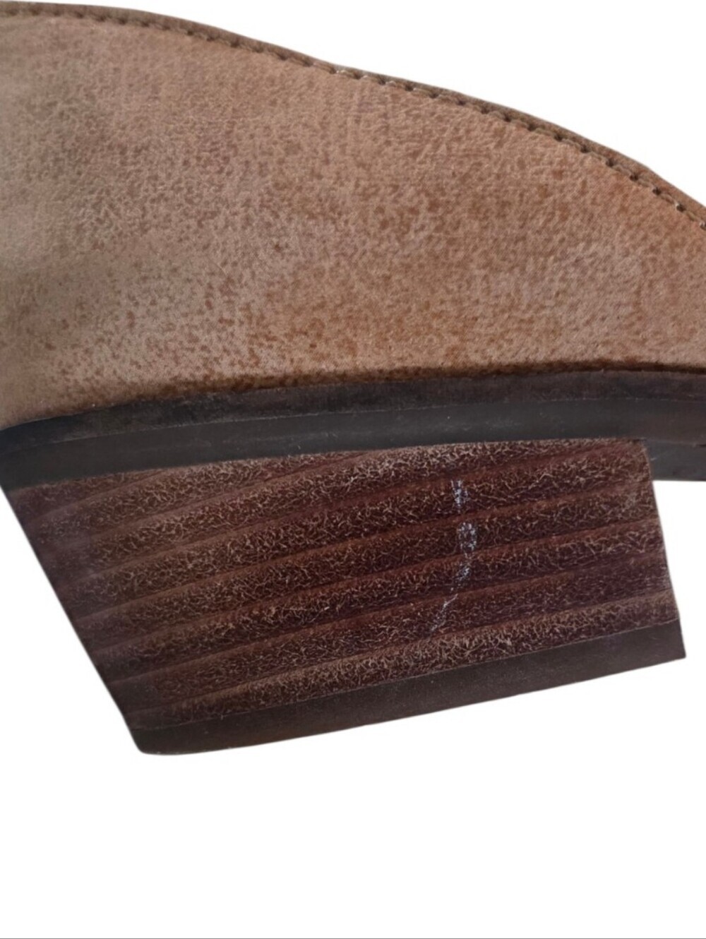Lucky Brand Mahzan Leather Loafers Women's Size 7M Tan Pointed Toe Slip On - Picture 8 of 8